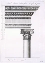 Deuxième ordre intérieur du Temple de Jupiter, des 